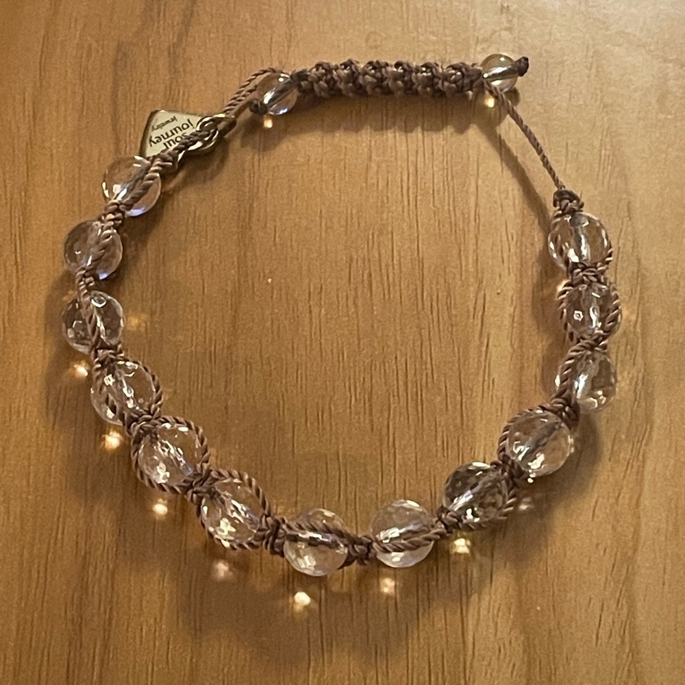 Soul  Journey Clear Beaded Bracelet